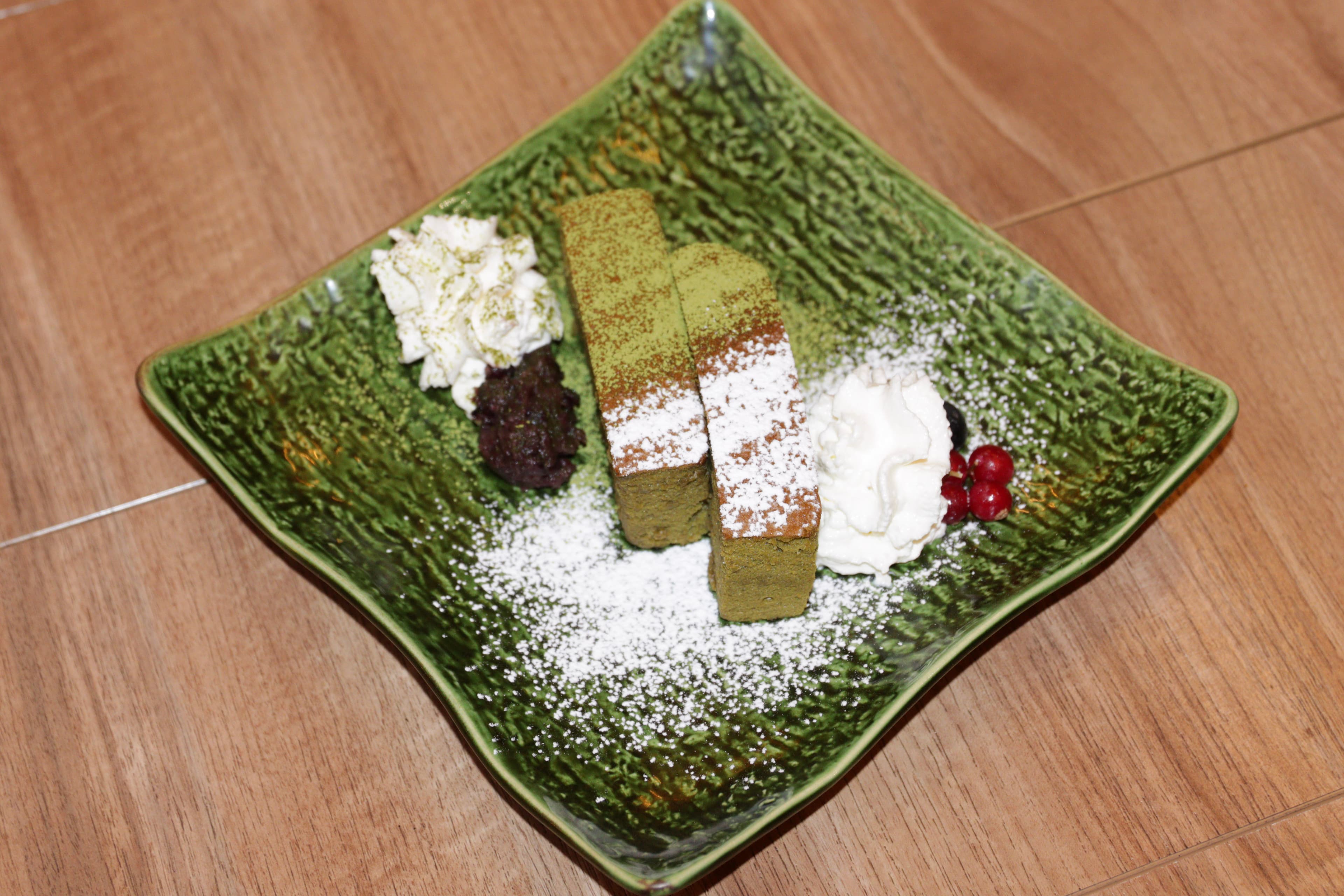 Kasutera de Matcha