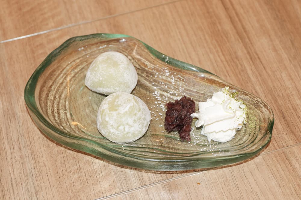 Mochi de té verde